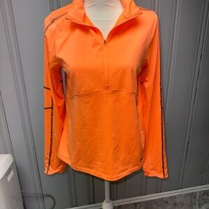 Under Armour Women's salmon Orange Quarter-Zip Top size M